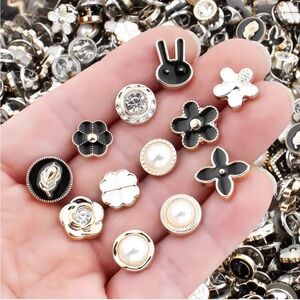 Assorted Small Brooch Pins, Random 12 pcs